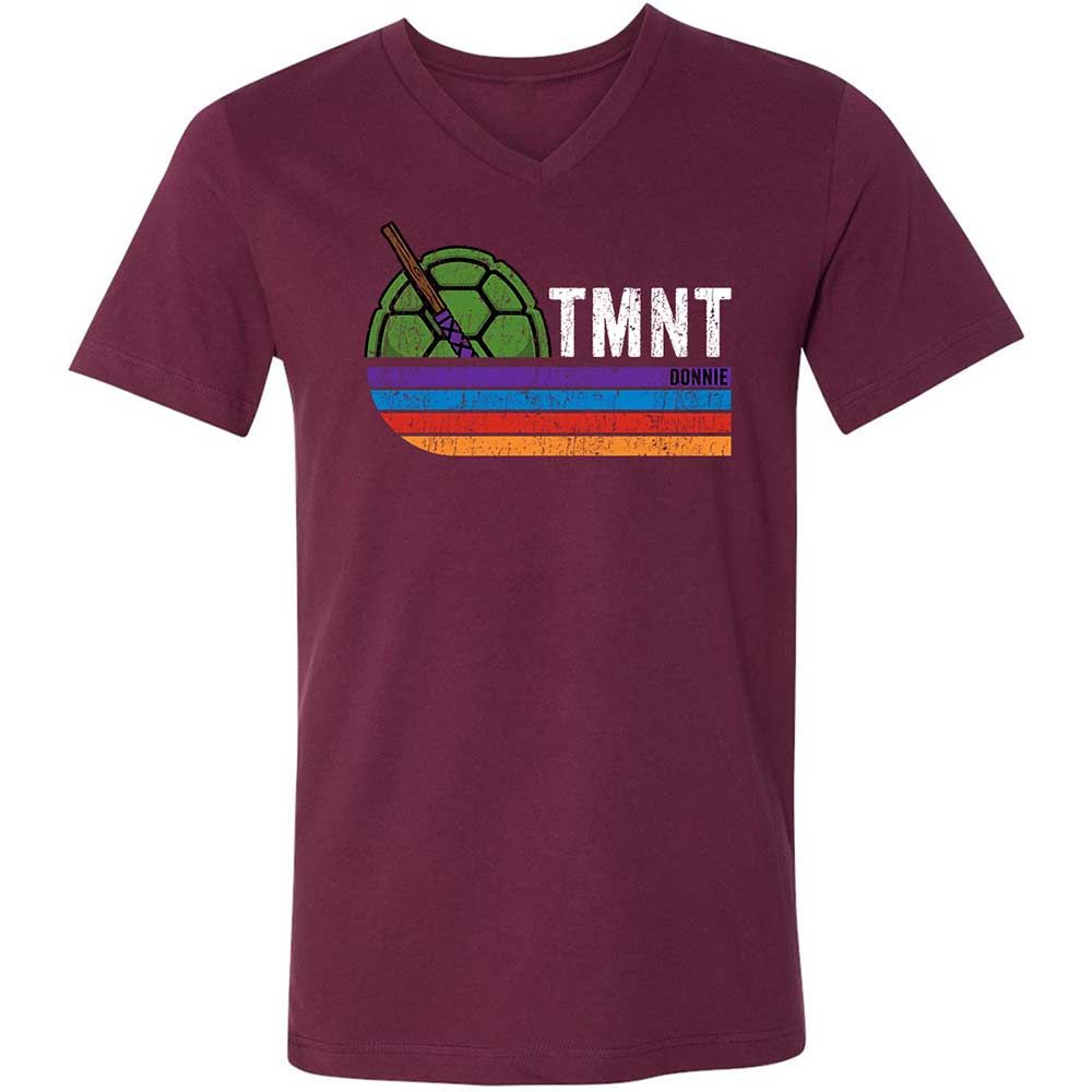 Unisex V-Neck T-Shirt - NZ6CC6HB - Maroon - 8