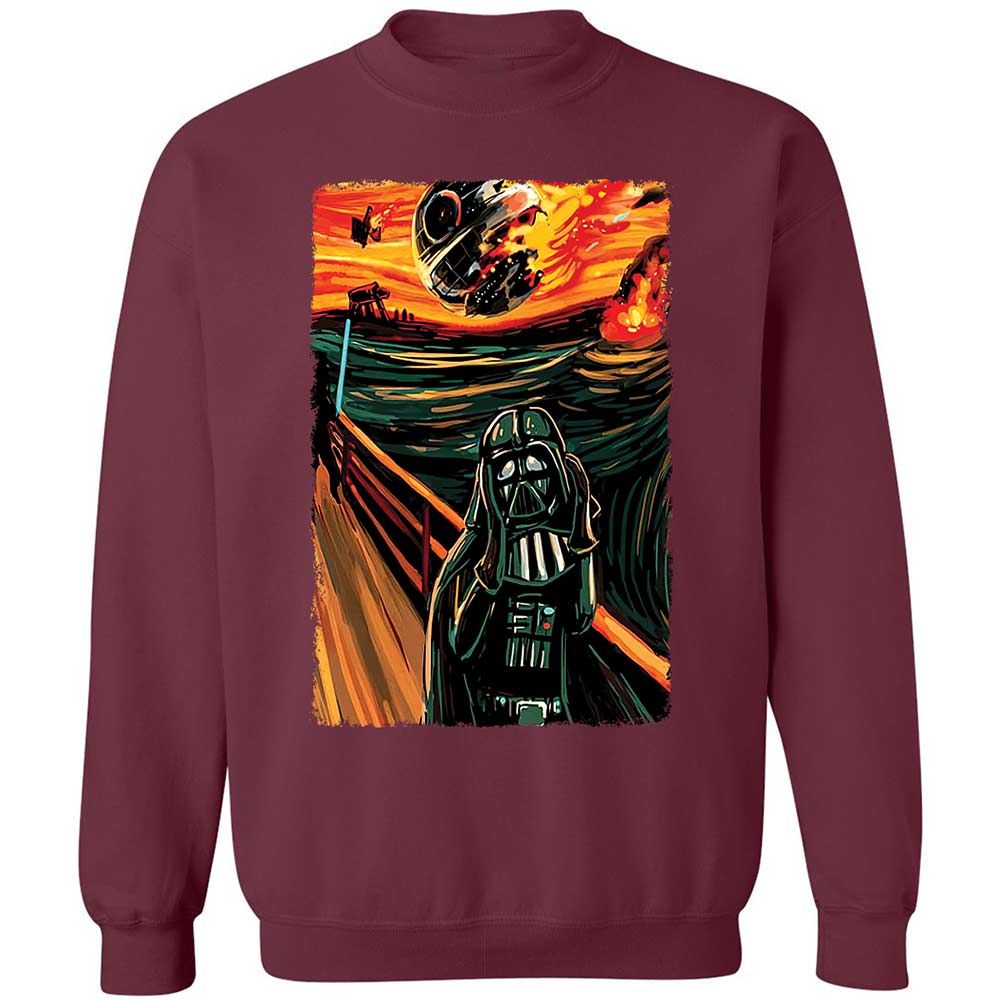 Classic Unisex Sweatshirt - 4LZUL59E - Maroon - 8