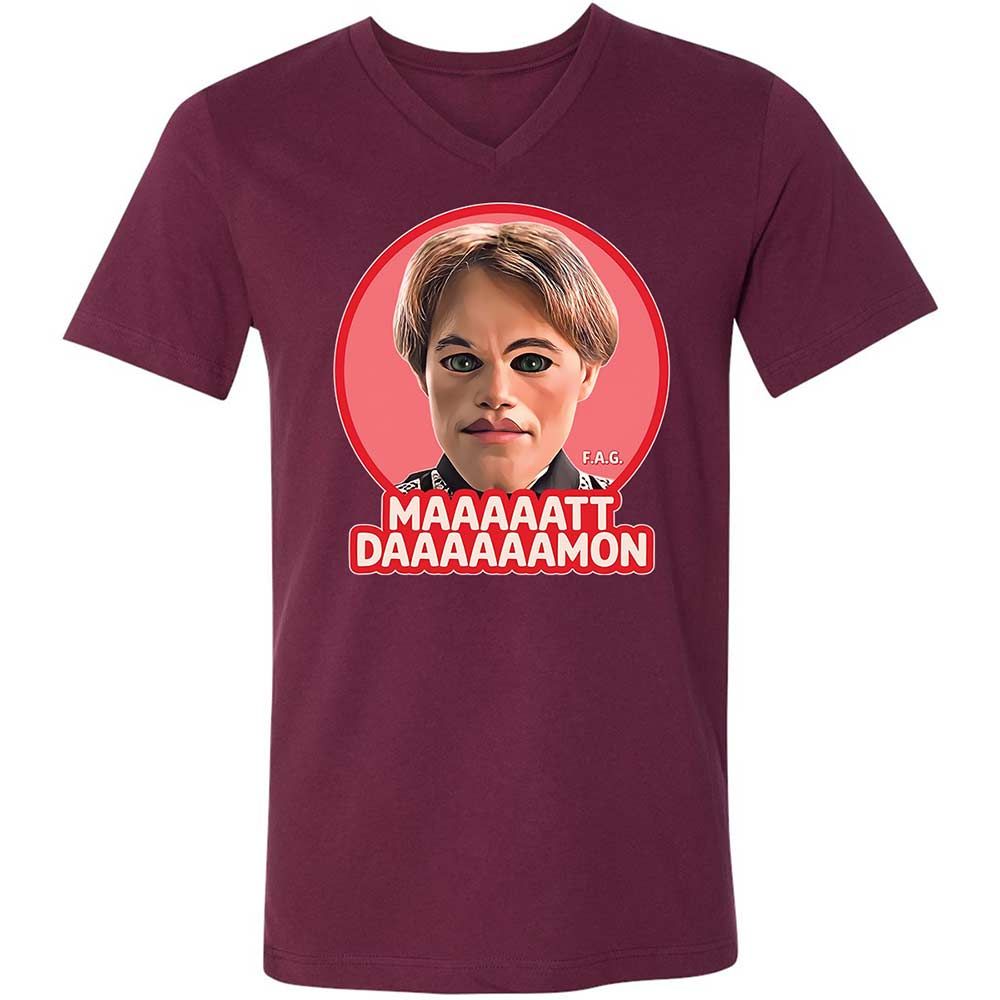 Maaaaatt Daaaaamon - Maroon - 8