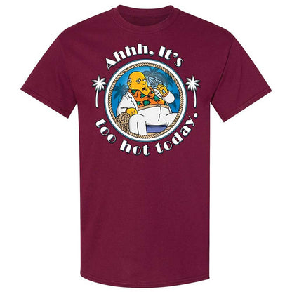It's Too Hot Today - Maroon - 8