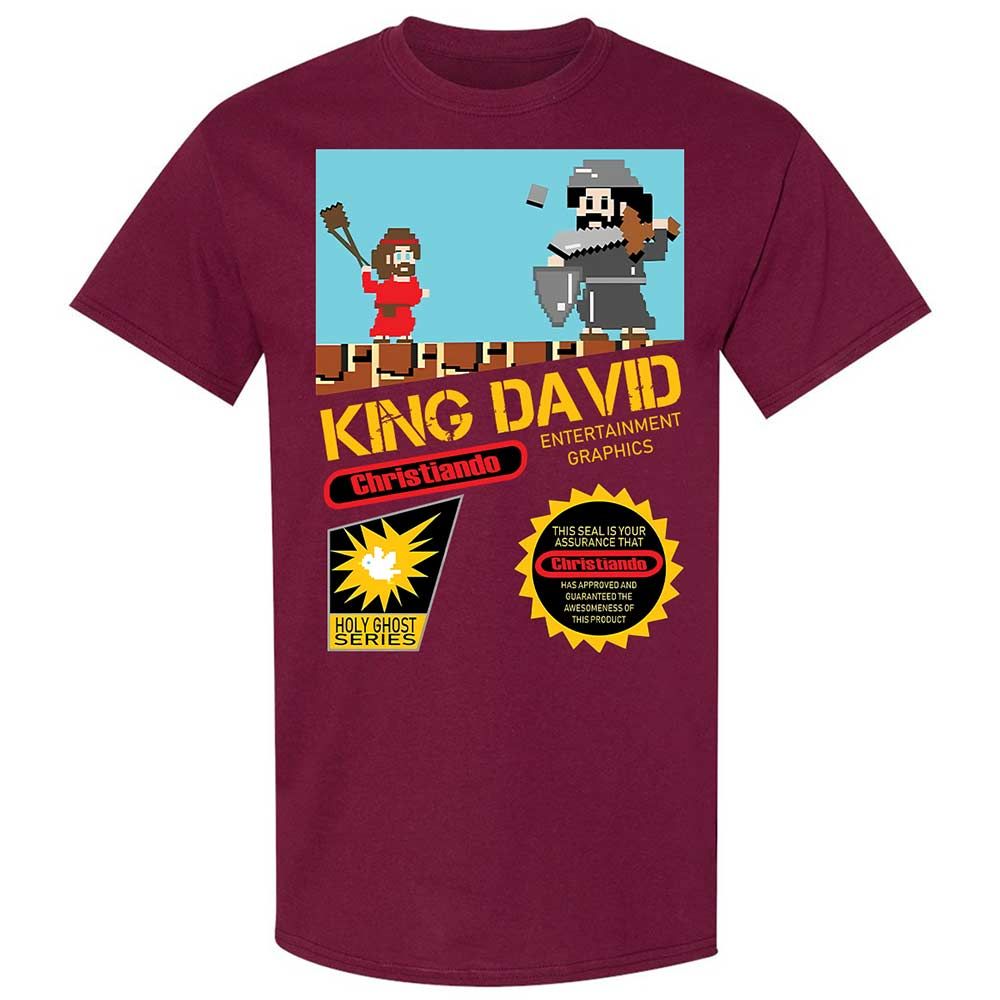 David Vs Goliath Cool Christian - Maroon - 8