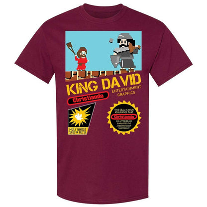 David Vs Goliath Cool Christian - Maroon - 8
