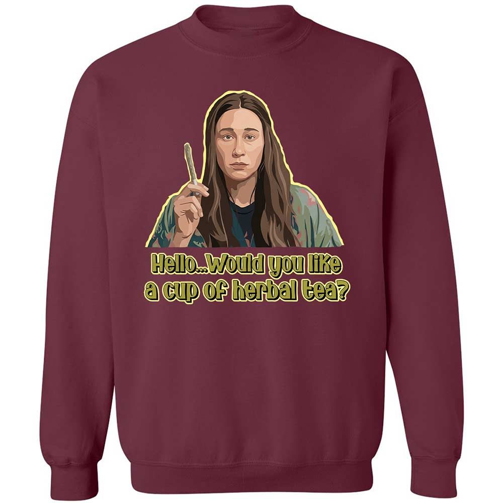 Classic Unisex Sweatshirt - V56CKU68 - Maroon - 8