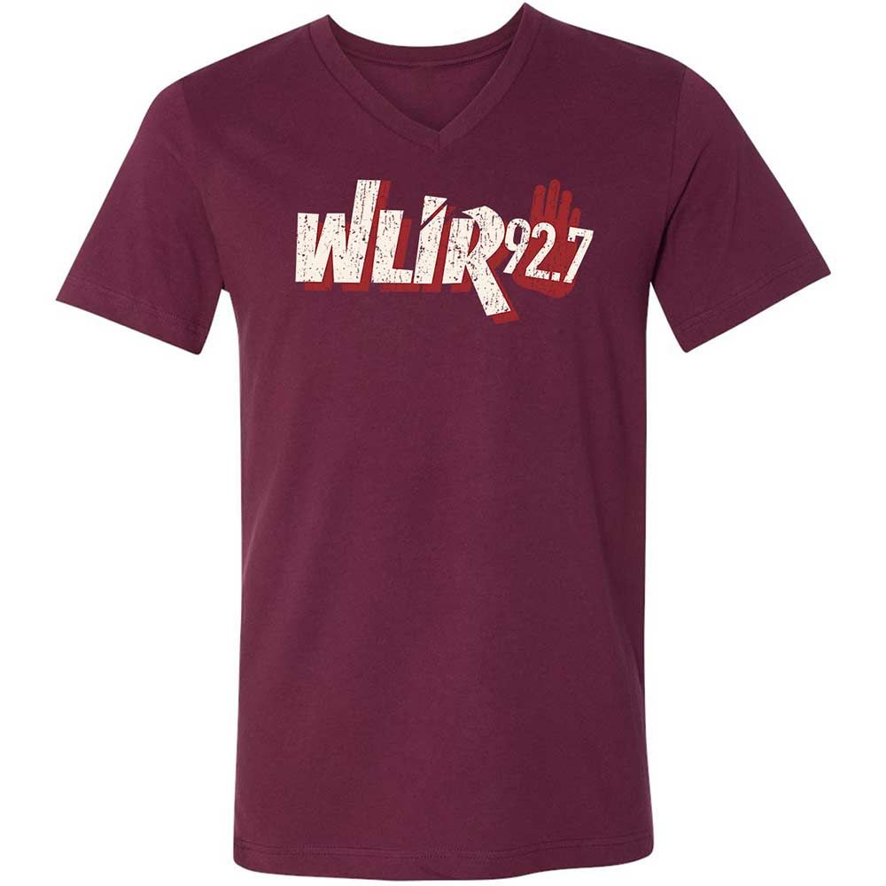 Unisex V-Neck T-Shirt - K6HW8WC5 - Maroon - 8