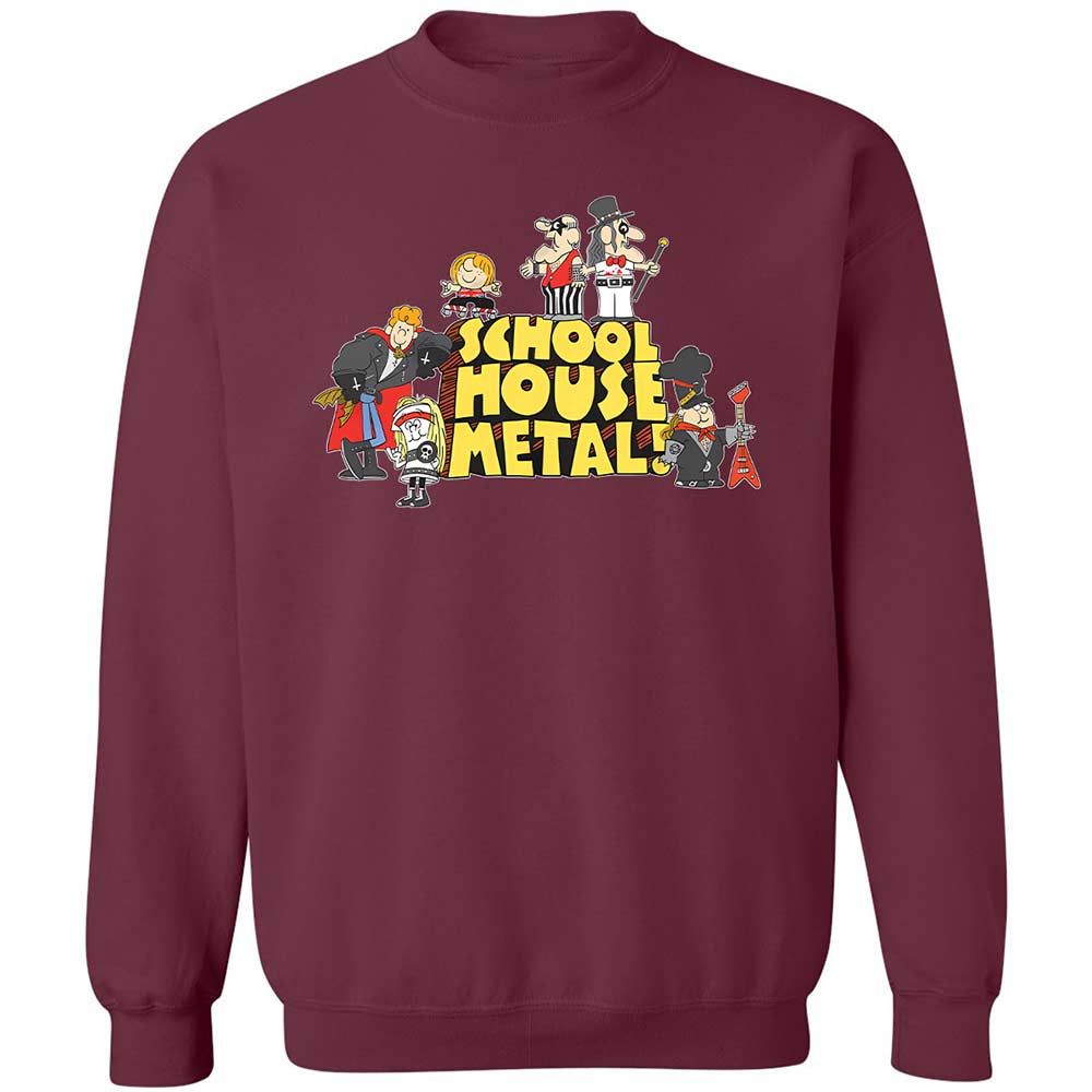 School House Metal - Maroon - 8