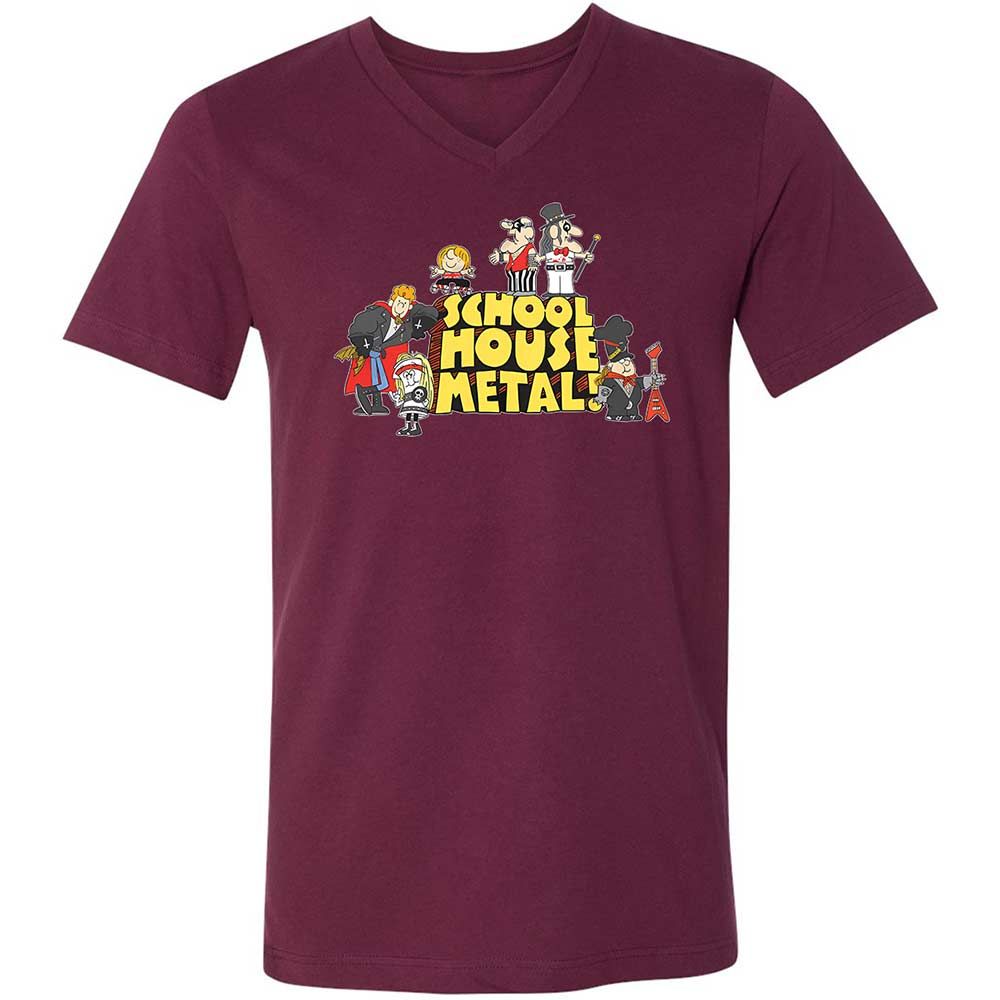 School House Metal - Maroon - 8