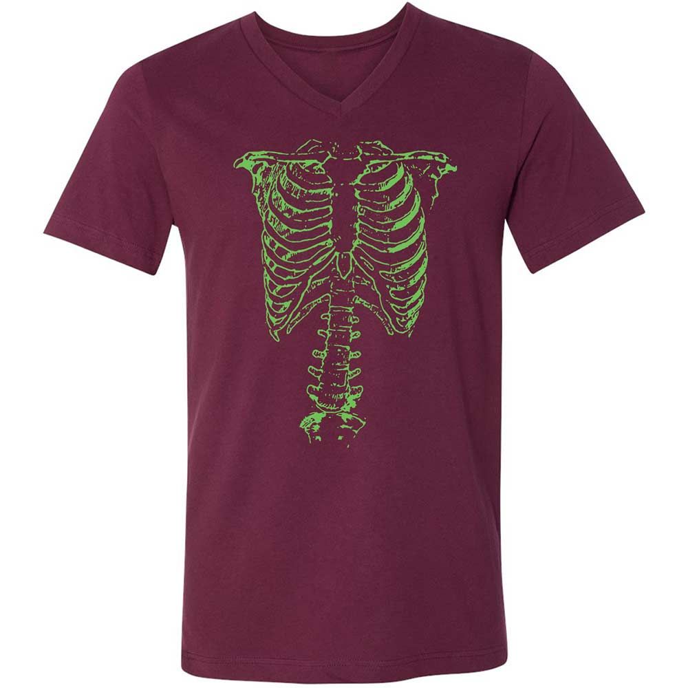 This Is Green Ribcage - Maroon - 8
