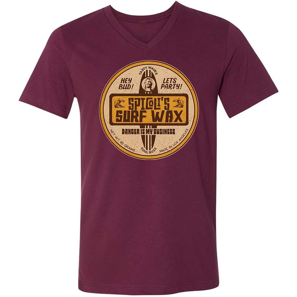 Unisex V-Neck T-Shirt - FNB8BT3G - Maroon - 8