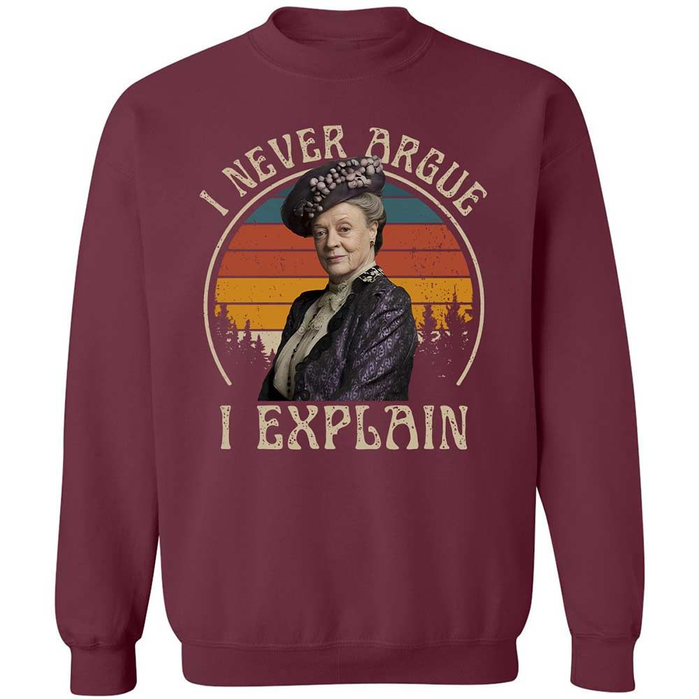 Classic Unisex Sweatshirt - QZM6DWHG - Maroon - 8