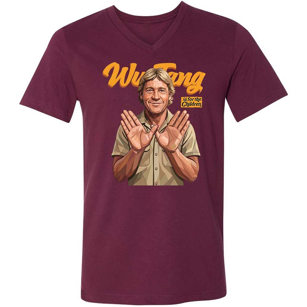 Steve Irwin or the Children - Maroon - 8