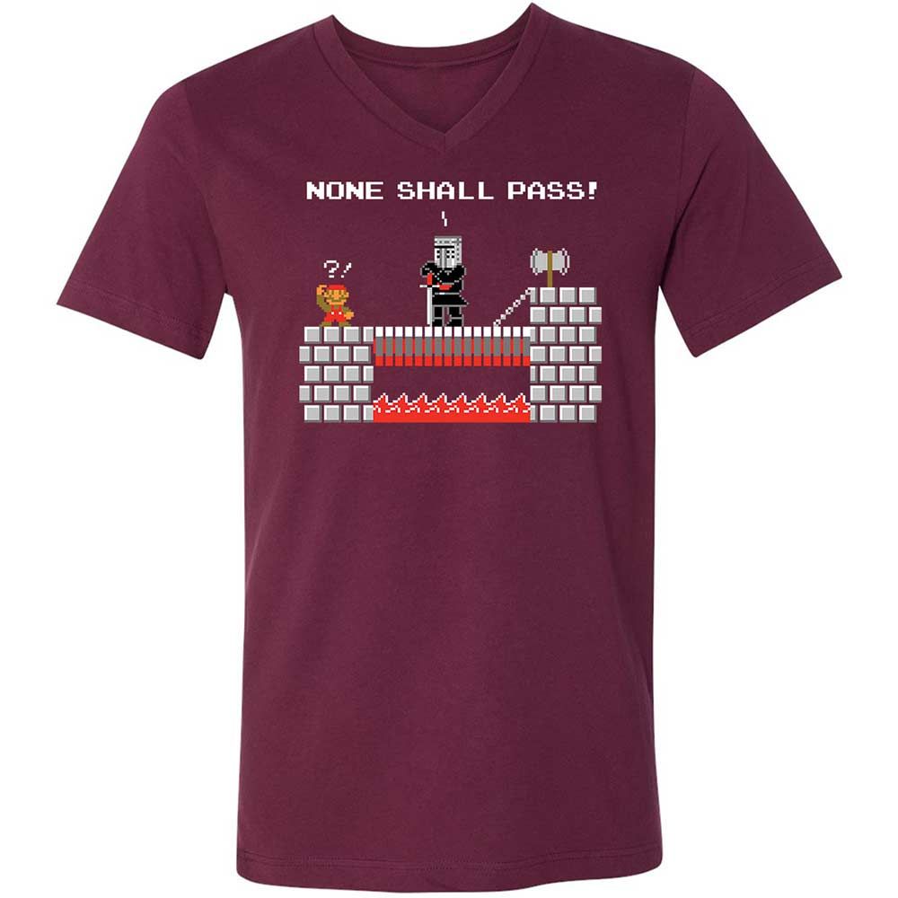 No Plumbers Shall Pass - Maroon - 8