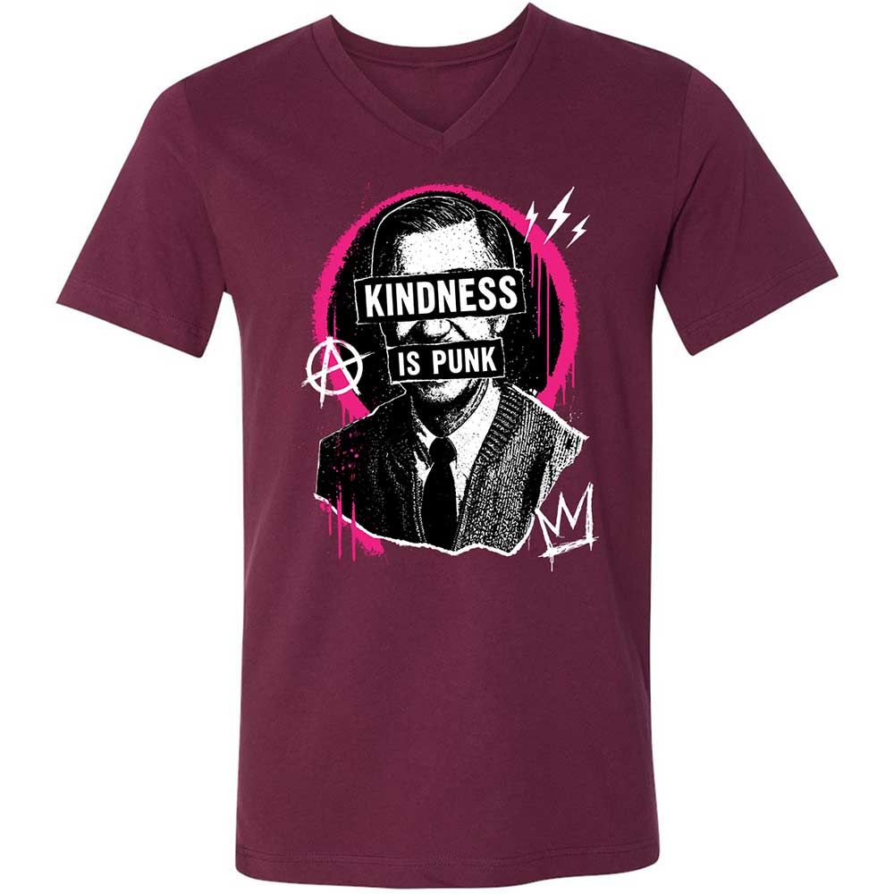 Kindness is Punk - Maroon - 8