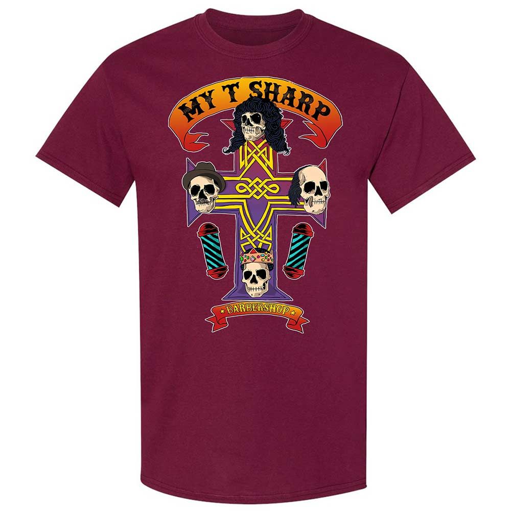 My-T-Sharp Barbershop - Maroon - 8