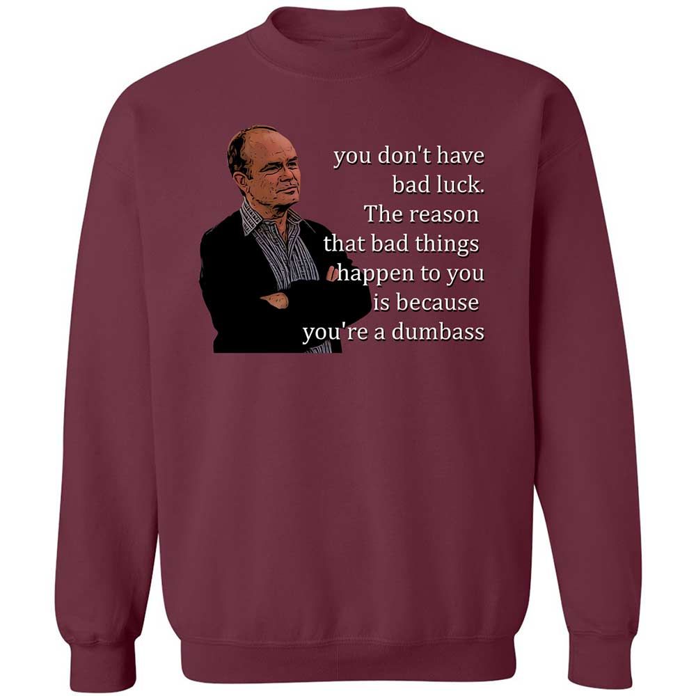 Classic Unisex Sweatshirt - TNZM5VR1 - Maroon - 8