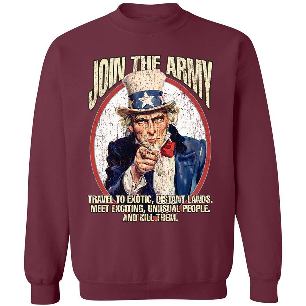 Join The Army - Maroon - 8