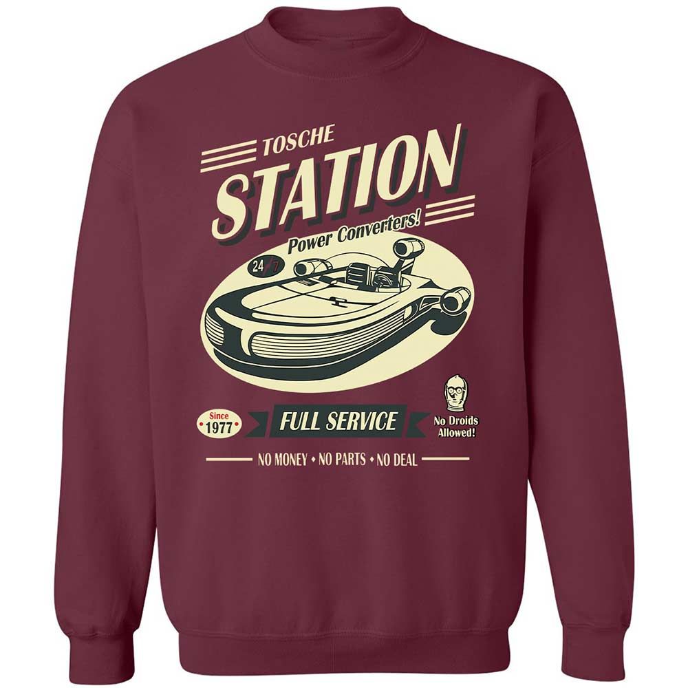 Classic Unisex Sweatshirt - L1VZXPQD - Maroon - 8