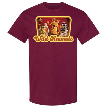 Wild Animals - Maroon - 8