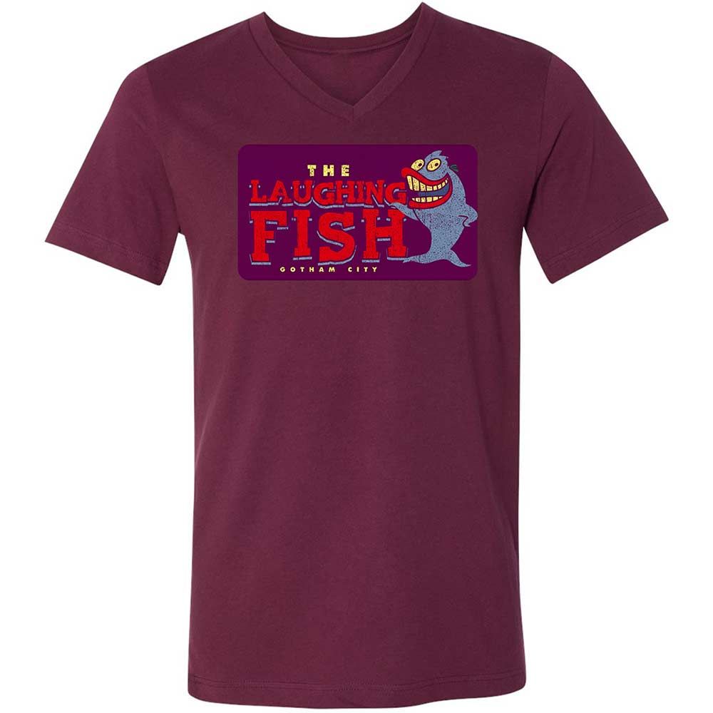 Unisex V-Neck T-Shirt - SC55N8V4 - Maroon - 8