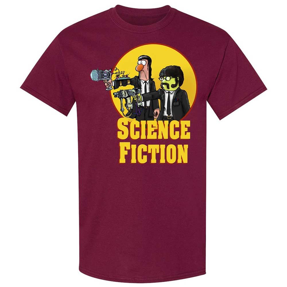 For Science Fiction - Maroon - 8
