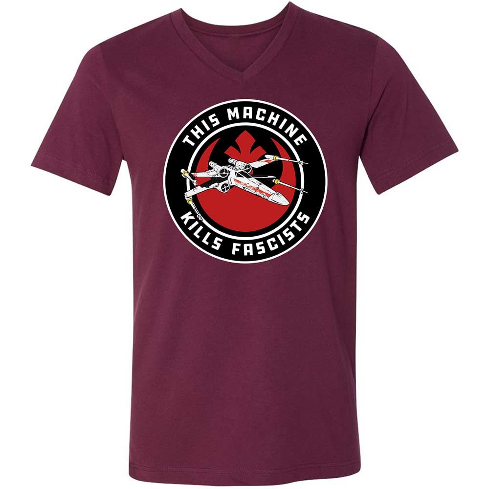 This Machine Kills Fascists - Maroon - 8