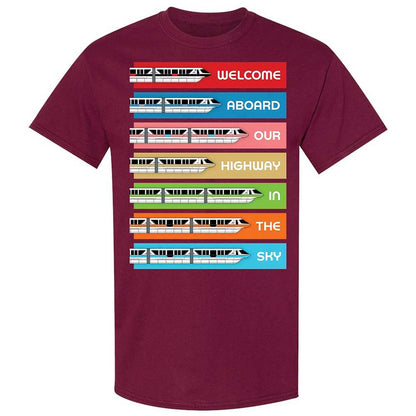 Highway in the Sky - Maroon - 8