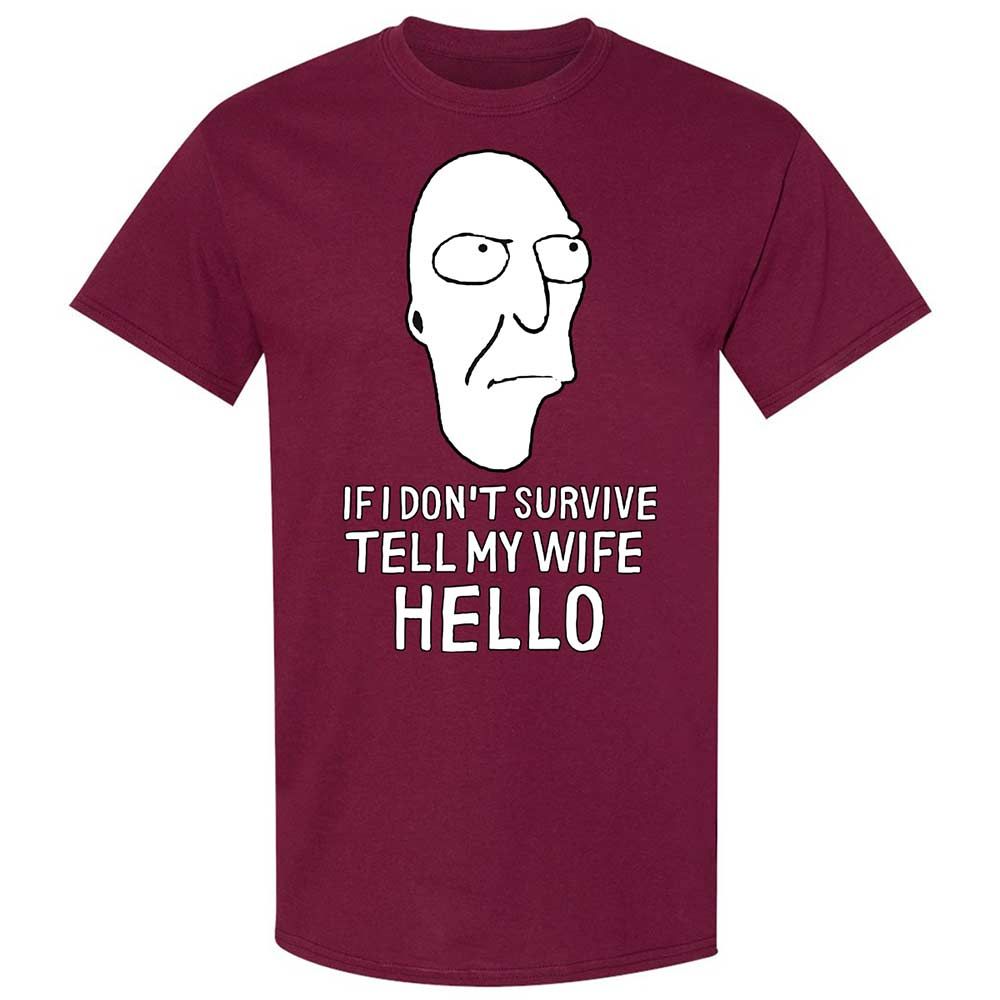 Classic Unisex T-Shirt - ZNZERLNL - Maroon - 8