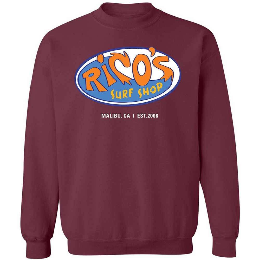 Rico's Surf Shop - Maroon - 8