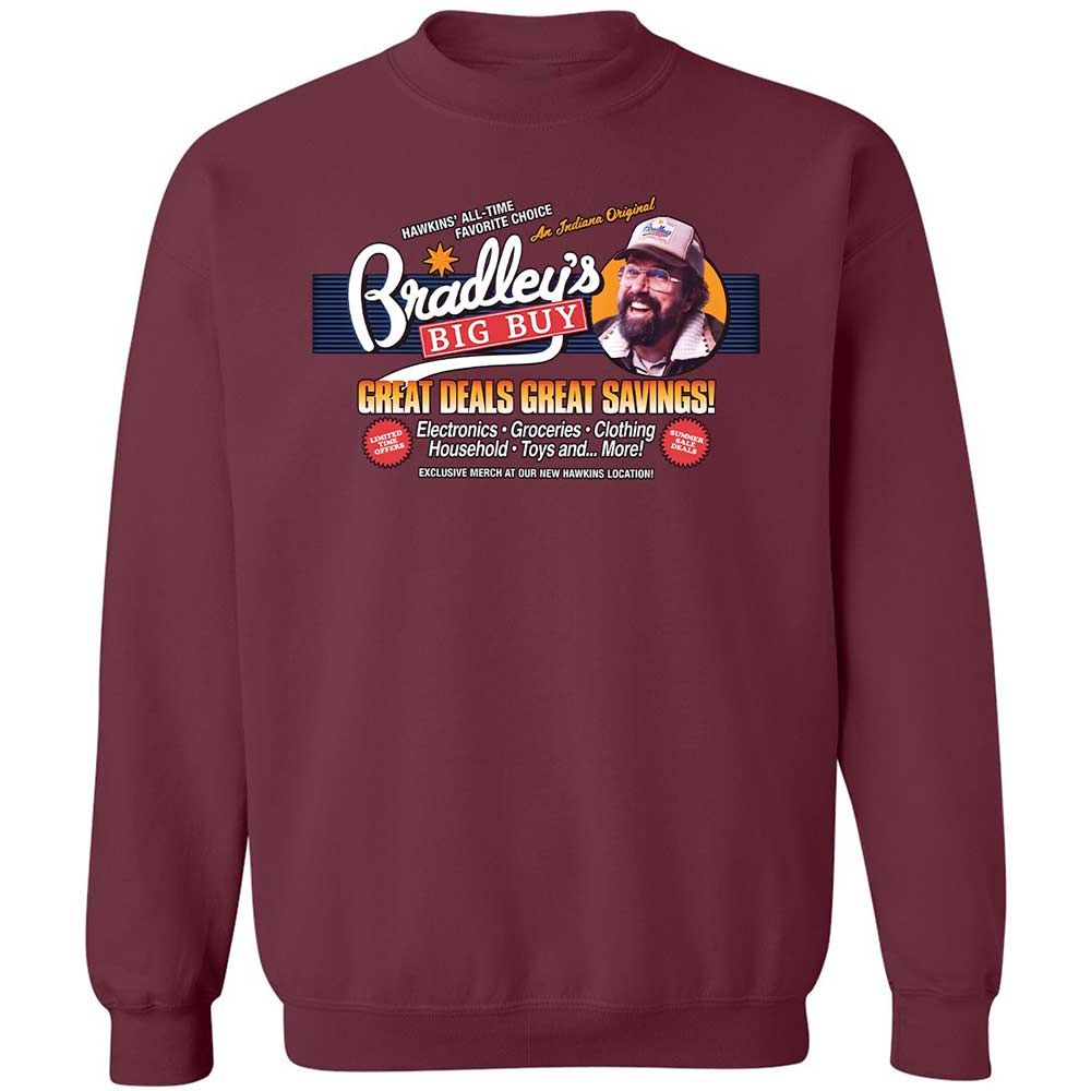 Bradley's Big Buy - Maroon - 8