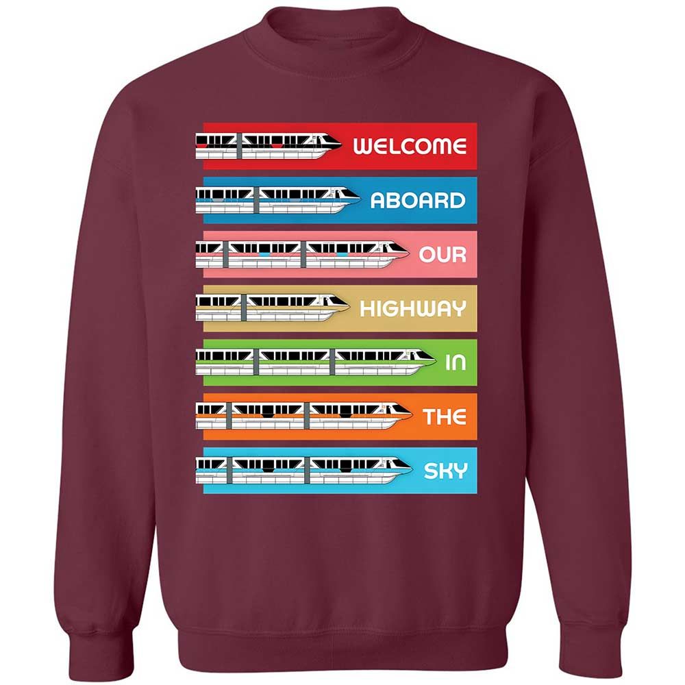 Classic Unisex Sweatshirt - Black - Maroon - 8