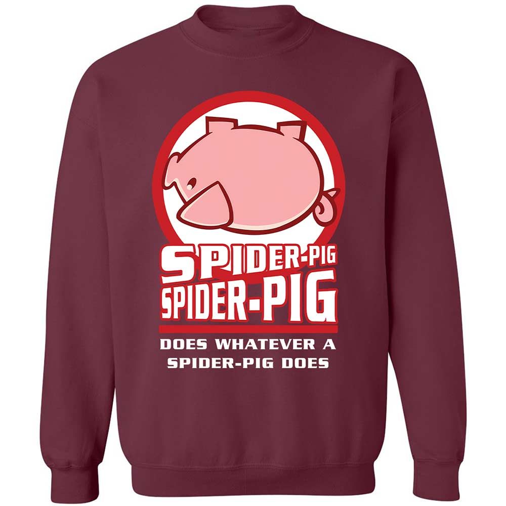 Spider-Pig, Spider-Pig - Maroon - 8