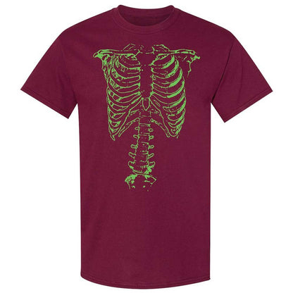 This Is Green Ribcage - Maroon - 8