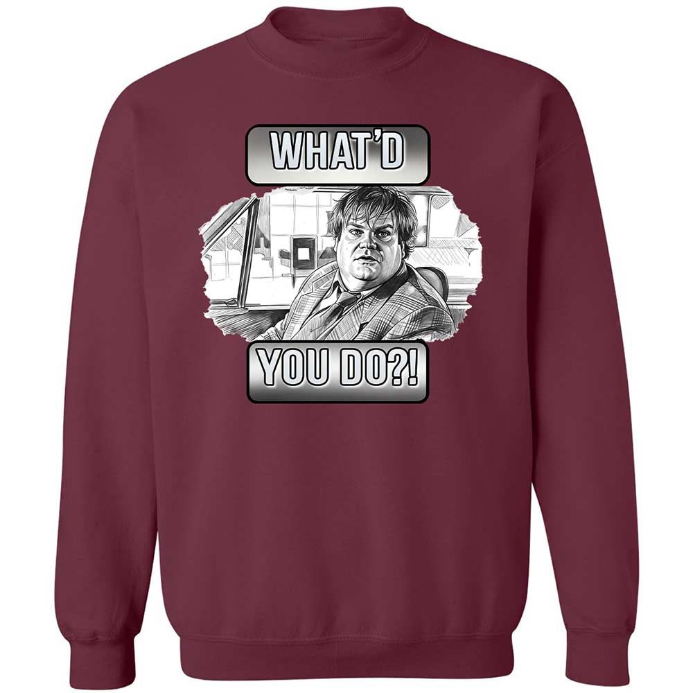 Classic Unisex Sweatshirt - TR5HG98U - Maroon - 8