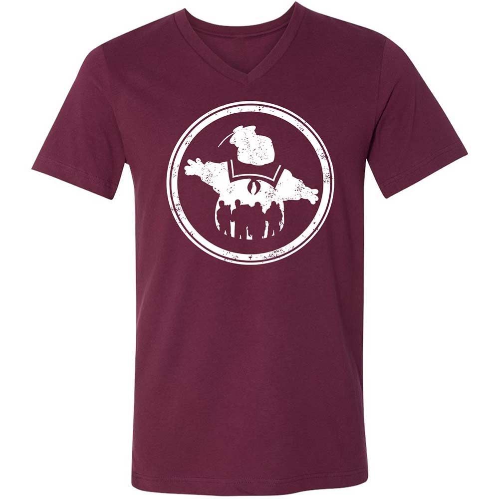 Unisex V-Neck T-Shirt - ZSSHZ8MB - Maroon - 8