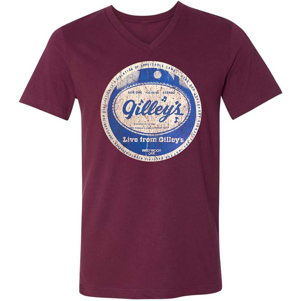 Unisex V-Neck T-Shirt - MUHZQ5WA - Maroon - 8