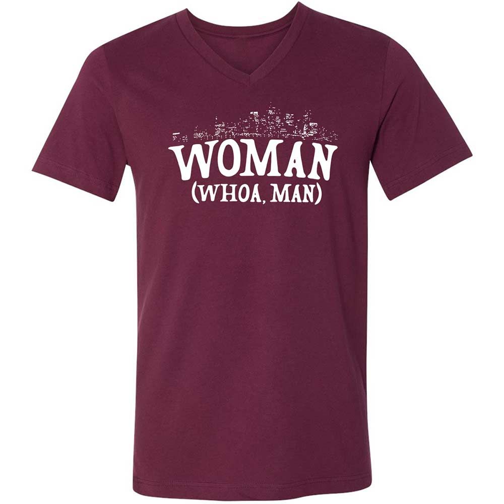 Woman - Whoa, Man - Maroon - 8