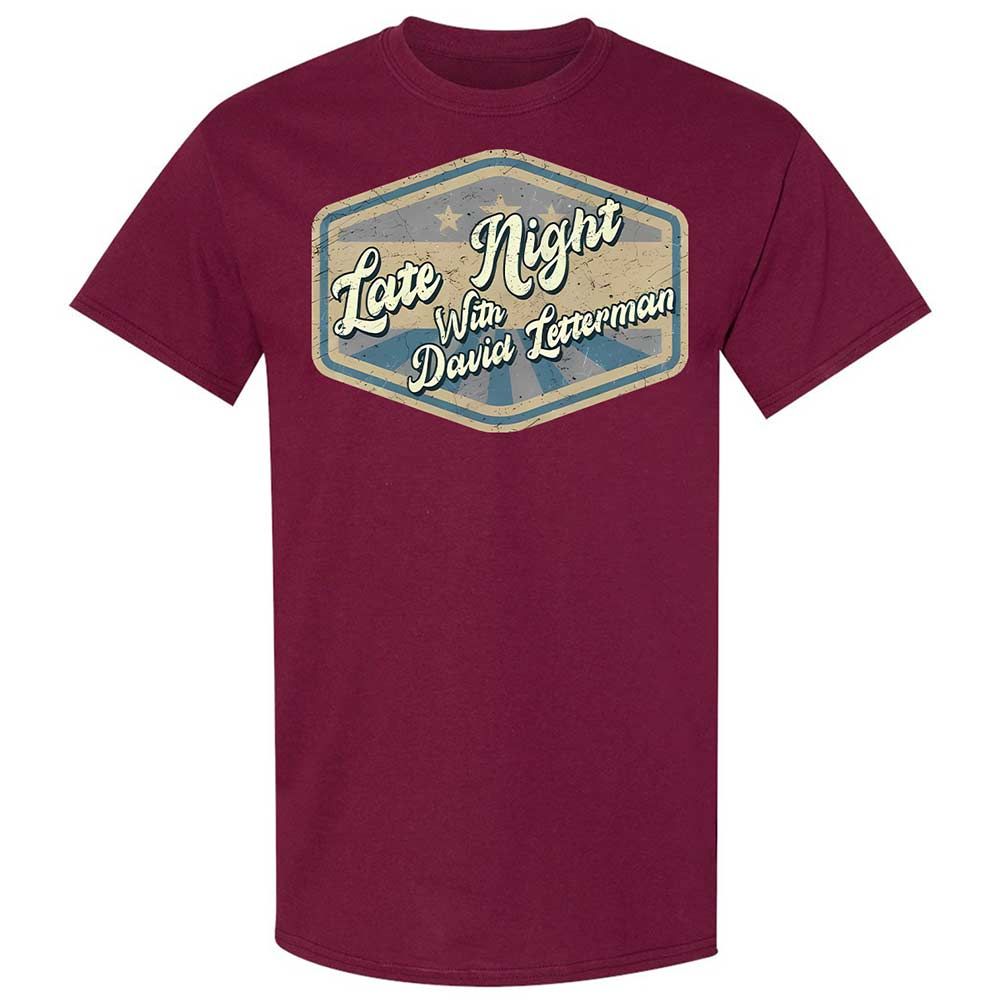 Late Night with David Letterman - Maroon - 8