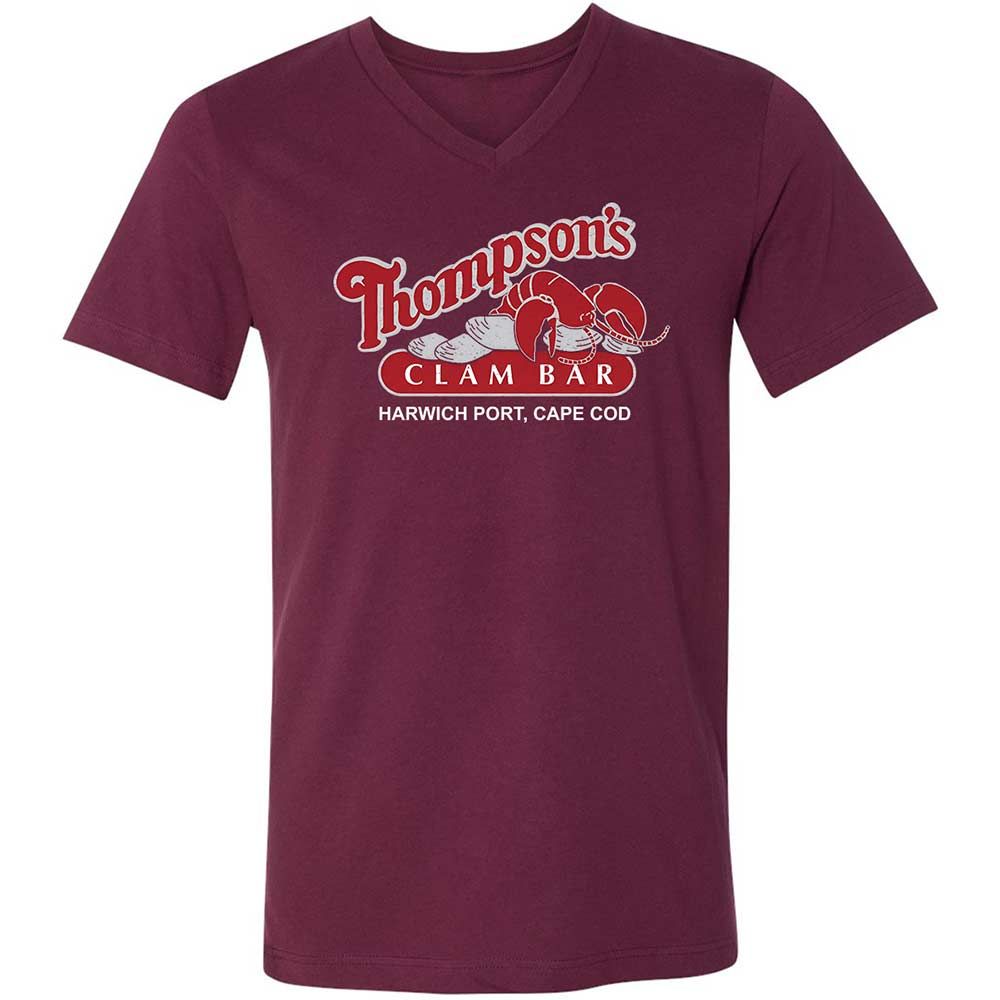 Thompson's Clam Bar - Maroon - 8