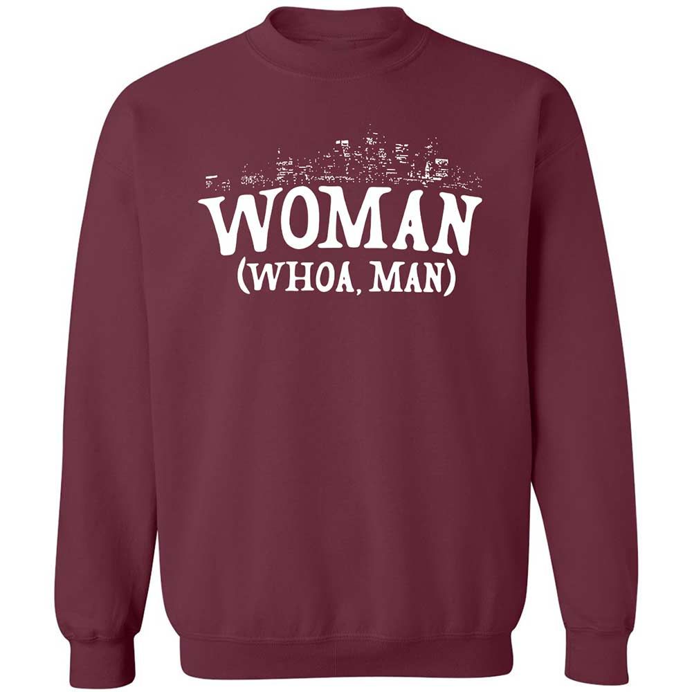 Woman - Whoa, Man - Maroon - 8