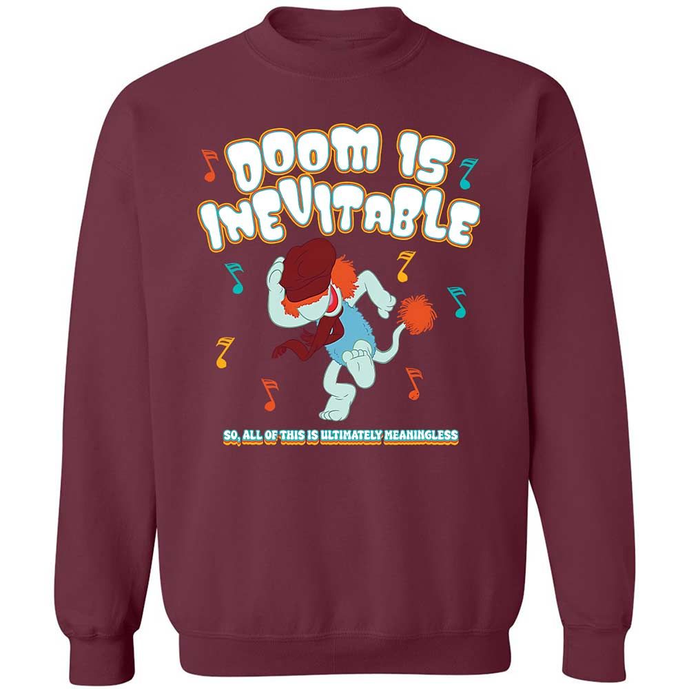 Classic Unisex Sweatshirt - BJM56HHD - Maroon - 8