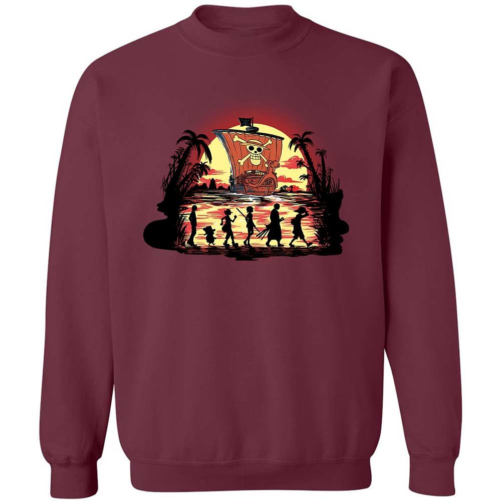 Classic Unisex Sweatshirt - YUN19S6V - Maroon - 8