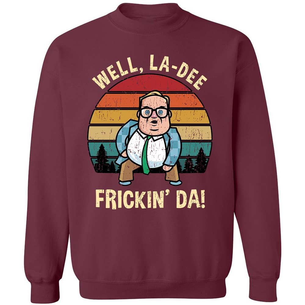 La-Dee-Frickin-Da - Maroon - 8