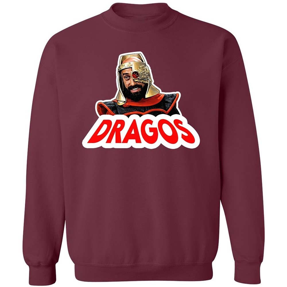 Classic Unisex Sweatshirt - B9ATDV4W - Maroon - 8