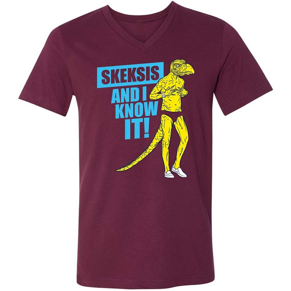 I know It Skeksis - Maroon - 8