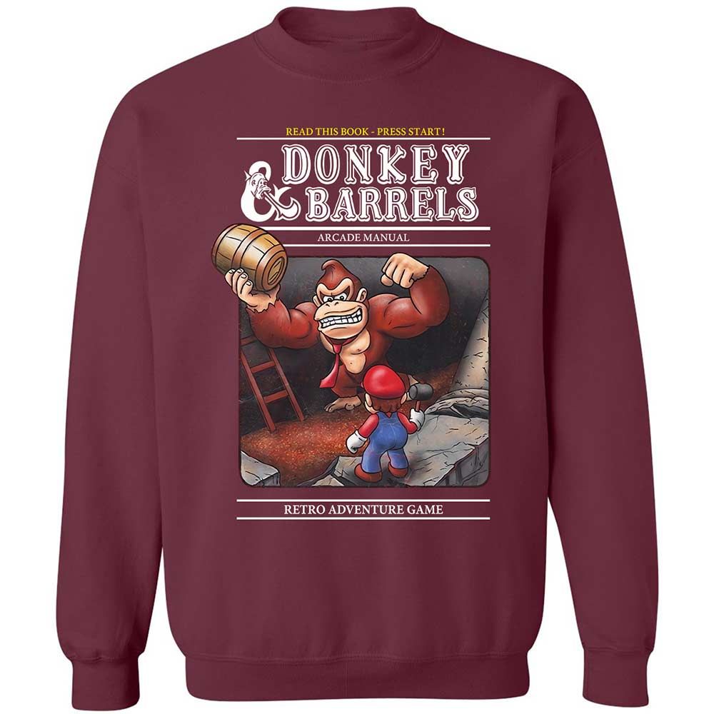 Classic Unisex Sweatshirt - 3BBUJN9D - Maroon - 8