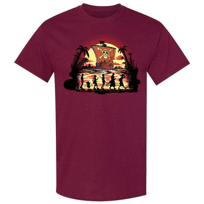 Classic Unisex T-Shirt - XY9BFYQG - Maroon - 8