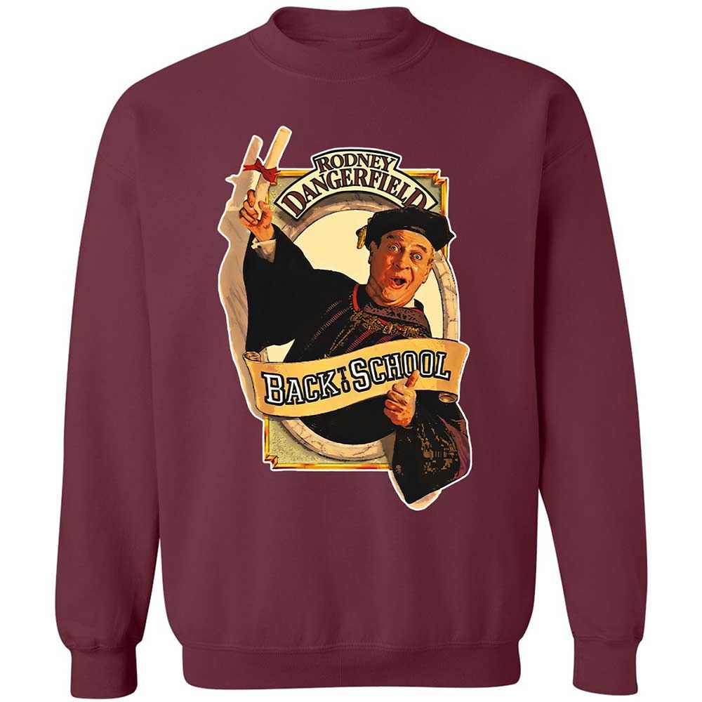 Classic Unisex Sweatshirt - UV93N1JU - Maroon - 8