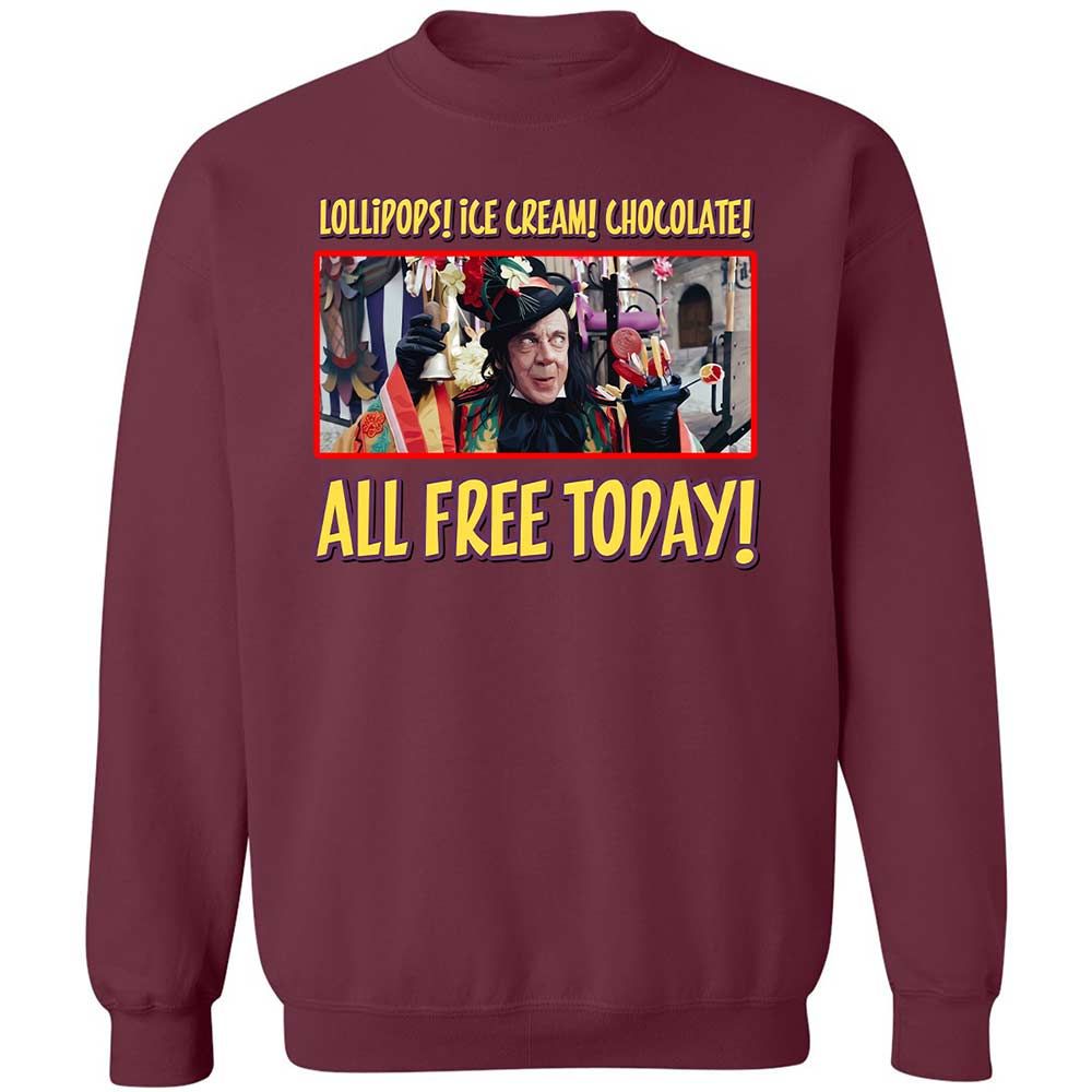 Classic Unisex Sweatshirt - QJV14LXJ - Maroon - 8