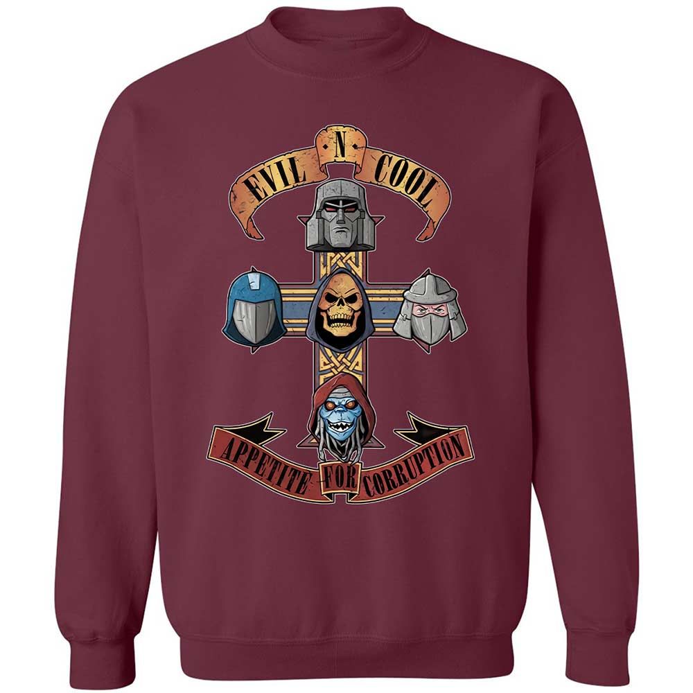 Classic Unisex Sweatshirt - KJ89NBGQ - Maroon - 8