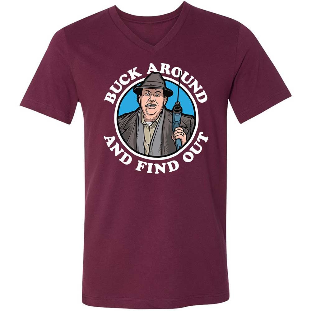 Buck Around & Find Out - Maroon - 8