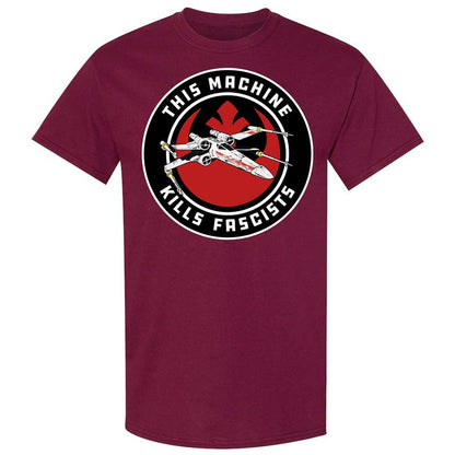 This Machine Kills Fascists - Maroon - 8